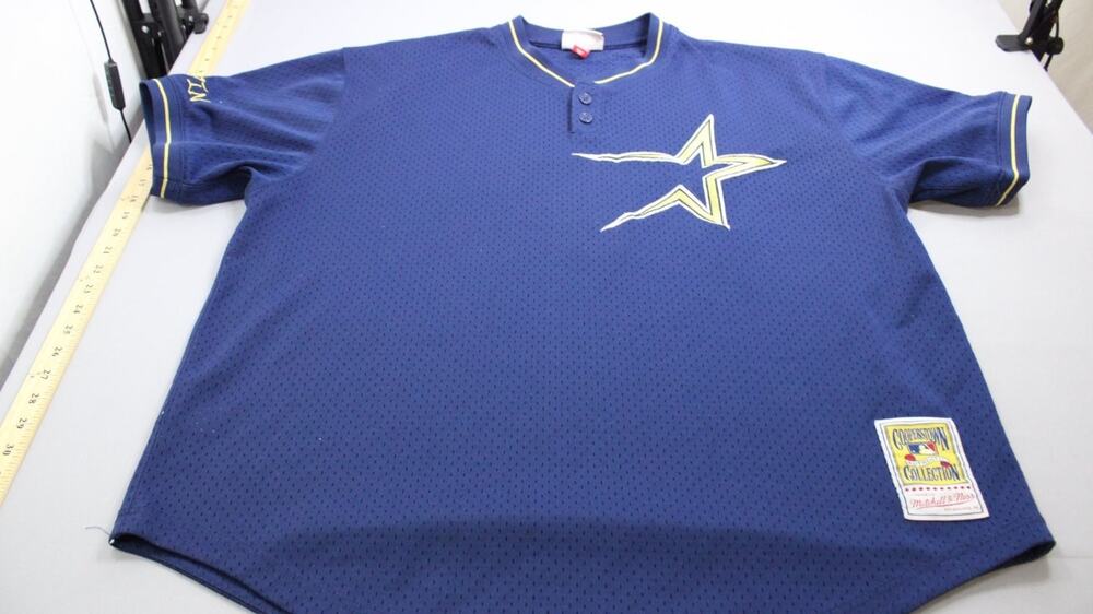 Mitchell & Ness Houston Astros Craig Biggio 1997 Jersey Mens 52 2XL Cooperstown